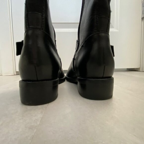 BLONDO Sylvia Dress Black Leather Waterproof Tall Riding Boots 6.5 - Picture 9 of 15